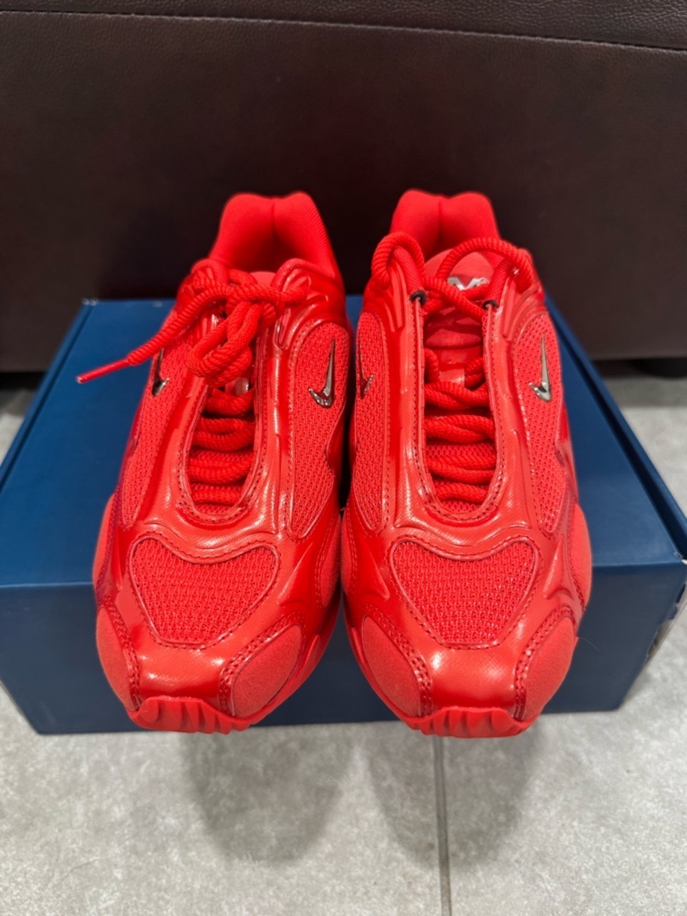 Size 7- Nike Air Max Muse Habanero Red FV1920-601 - Picture 3 of 7